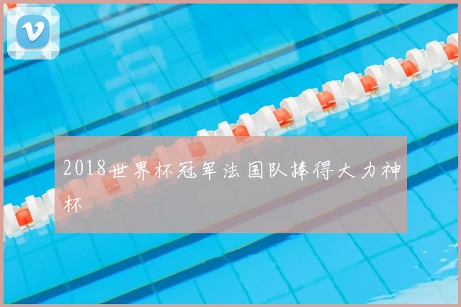 2018世界杯冠军法国队捧得大力神杯